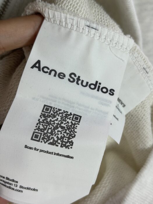 아크네스튜디오 순색 뒷면 자수 지퍼 자켓 라이트 그레이 레플리카 미러급 SA급 S급 고퀄리티 하이엔드 최상급 의류 [남성여성공용] 15