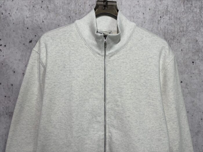 아크네스튜디오 순색 뒷면 자수 지퍼 자켓 라이트 그레이 레플리카 미러급 SA급 S급 고퀄리티 하이엔드 최상급 의류 [남성여성공용] 5