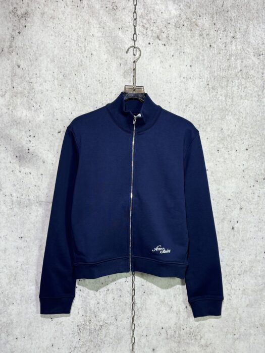 아크네스튜디오 순색 뒷면 자수 지퍼 자켓 라이트 네이비 레플리카 미러급 SA급 S급 고퀄리티 하이엔드 최상급 의류 [남성여성공용] 3