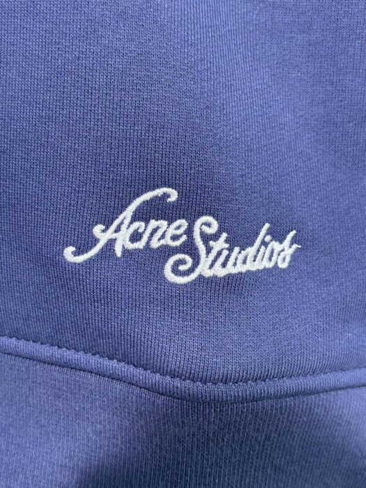 아크네스튜디오 순색 뒷면 자수 지퍼 자켓 라이트 네이비 레플리카 미러급 SA급 S급 고퀄리티 하이엔드 최상급 의류 [남성여성공용] 13