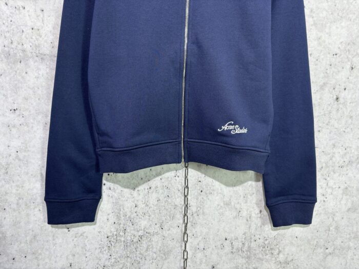 아크네스튜디오 순색 뒷면 자수 지퍼 자켓 라이트 네이비 레플리카 미러급 SA급 S급 고퀄리티 하이엔드 최상급 의류 [남성여성공용] 7