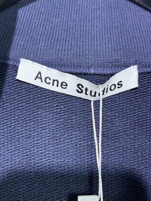 아크네스튜디오 순색 뒷면 자수 지퍼 자켓 라이트 네이비 레플리카 미러급 SA급 S급 고퀄리티 하이엔드 최상급 의류 [남성여성공용] 15