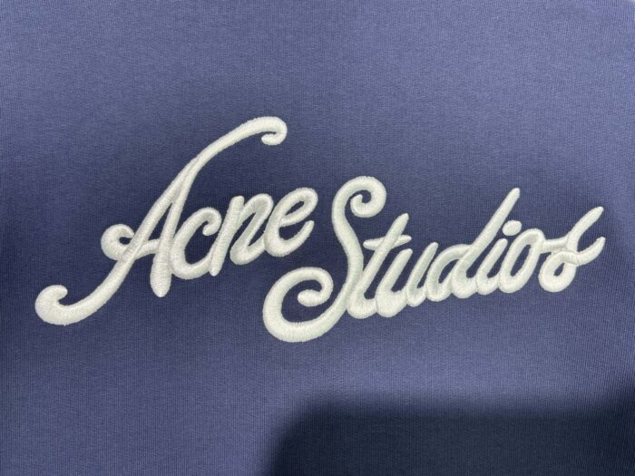 아크네스튜디오 순색 뒷면 자수 지퍼 자켓 라이트 네이비 레플리카 미러급 SA급 S급 고퀄리티 하이엔드 최상급 의류 [남성여성공용] 14