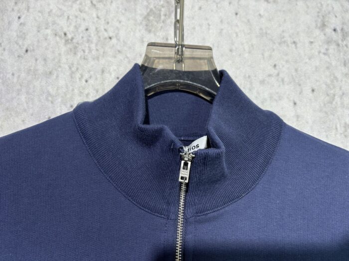 아크네스튜디오 순색 뒷면 자수 지퍼 자켓 라이트 네이비 레플리카 미러급 SA급 S급 고퀄리티 하이엔드 최상급 의류 [남성여성공용] 9