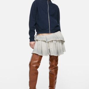 아크네스튜디오 순색 뒷면 자수 지퍼 자켓 라이트 네이비 레플리카 미러급 SA급 S급 고퀄리티 하이엔드 최상급 의류 [남성여성공용]