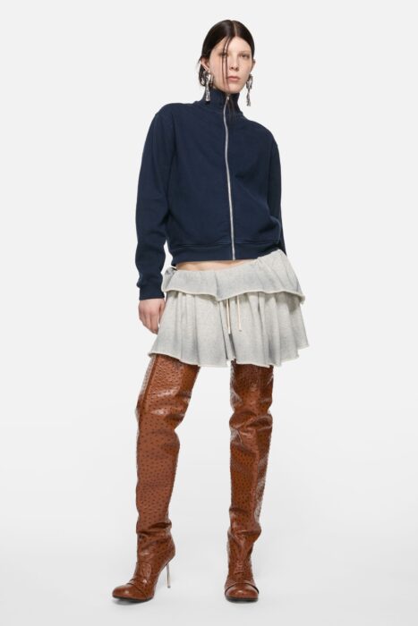 아크네스튜디오 순색 뒷면 자수 지퍼 자켓 라이트 네이비 레플리카 미러급 SA급 S급 고퀄리티 하이엔드 최상급 의류 [남성여성공용]