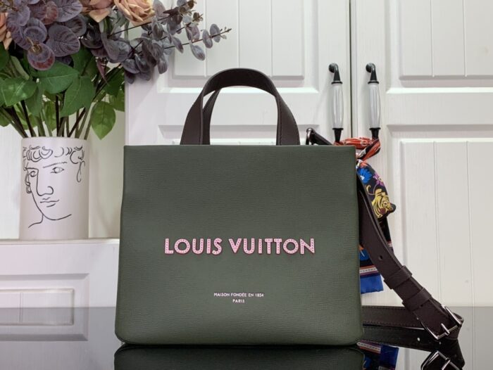 루이비통 미니 쇼퍼 토트 M15238 다크 그린 레플리카 미러급 SA급 S급 고퀄리티 최상급 하이엔드 가방 [남성여성공용]