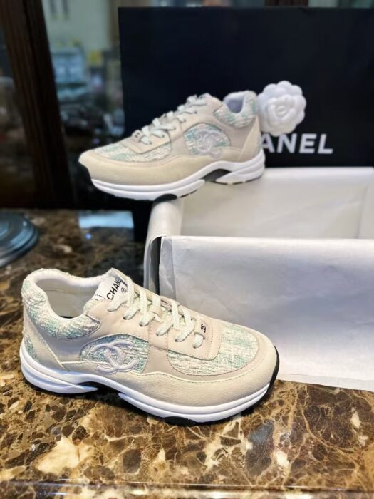 샤넬 CC로고 트위드 스니커즈 레플리카 미러급 SA급 S급 고퀄리티 최상급 하이엔드 신발 [남성여성공용] 5