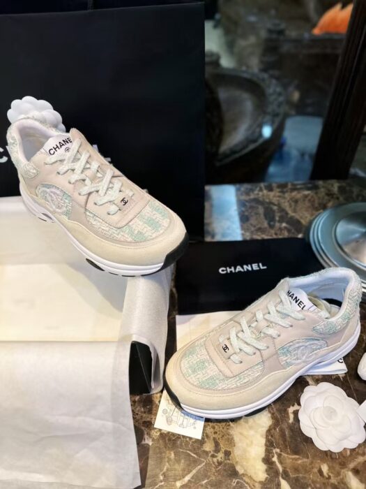 샤넬 CC로고 트위드 스니커즈 레플리카 미러급 SA급 S급 고퀄리티 최상급 하이엔드 신발 [남성여성공용] 6