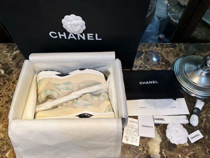 샤넬 CC로고 트위드 스니커즈 레플리카 미러급 SA급 S급 고퀄리티 최상급 하이엔드 신발 [남성여성공용] 7