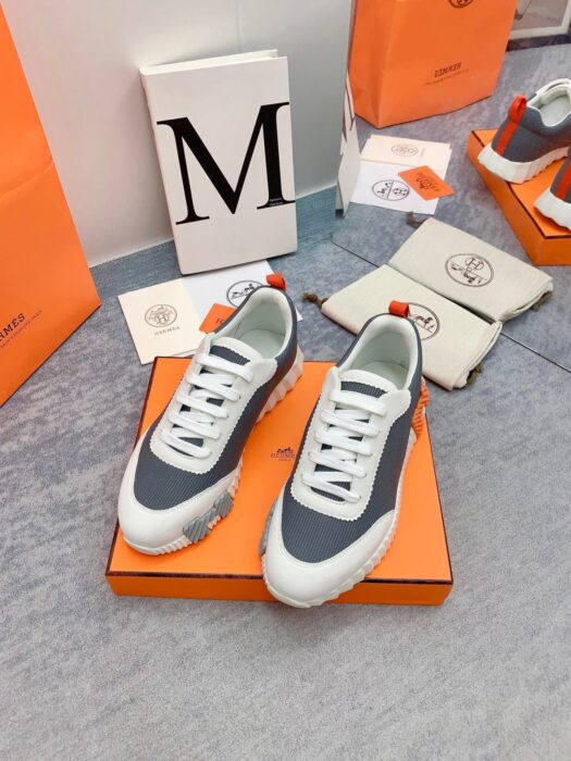 에르메스 바운싱 스니커즈 다크그레이화이트(H그레이오렌지) 레플리카 미러급 SA급 S급 고퀄리티 최상급 하이엔드 신발 [남성여성공용] 4