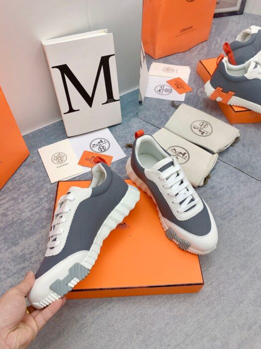 에르메스 바운싱 스니커즈 다크그레이화이트(H그레이오렌지) 레플리카 미러급 SA급 S급 고퀄리티 최상급 하이엔드 신발 [남성여성공용] 10