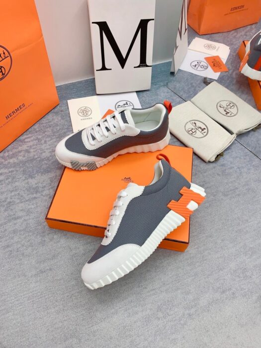 에르메스 바운싱 스니커즈 다크그레이화이트(H그레이오렌지) 레플리카 미러급 SA급 S급 고퀄리티 최상급 하이엔드 신발 [남성여성공용] 5