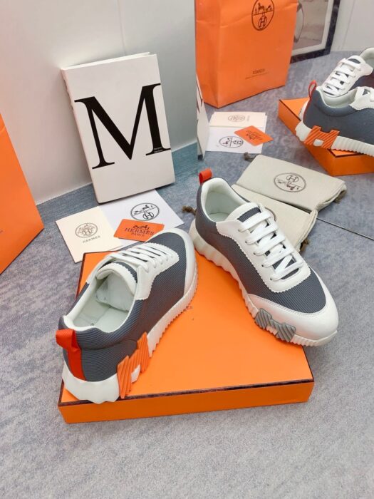 에르메스 바운싱 스니커즈 다크그레이화이트(H그레이오렌지) 레플리카 미러급 SA급 S급 고퀄리티 최상급 하이엔드 신발 [남성여성공용] 7