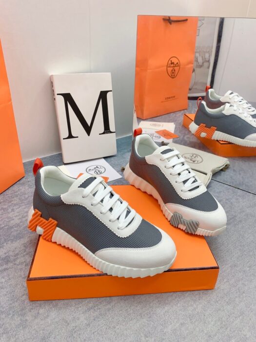 에르메스 바운싱 스니커즈 다크그레이화이트(H그레이오렌지) 레플리카 미러급 SA급 S급 고퀄리티 최상급 하이엔드 신발 [남성여성공용] 8