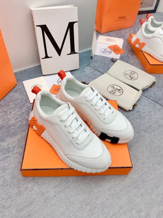 에르메스 바운싱 스니커즈 화이트(H블랙오렌지) 레플리카 미러급 SA급 S급 고퀄리티 최상급 하이엔드 신발 [남성여성공용] 3