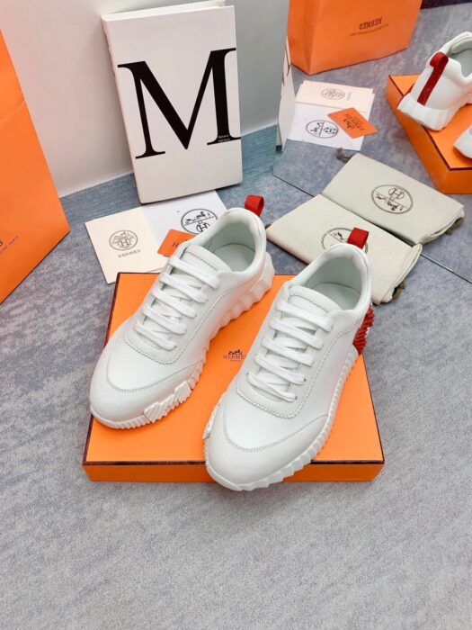 에르메스 바운싱 스니커즈 화이트(H화이트레드) 레플리카 미러급 SA급 S급 고퀄리티 최상급 하이엔드 신발 [남성여성공용] 4