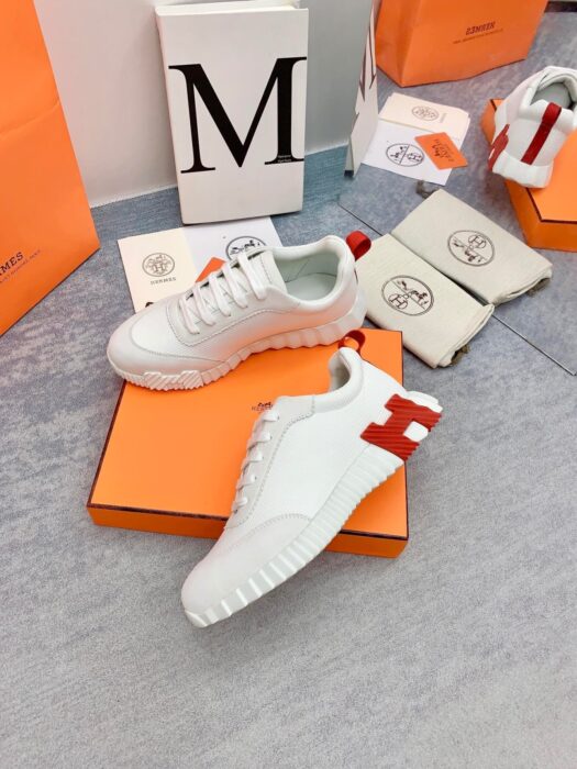 에르메스 바운싱 스니커즈 화이트(H화이트레드) 레플리카 미러급 SA급 S급 고퀄리티 최상급 하이엔드 신발 [남성여성공용] 5