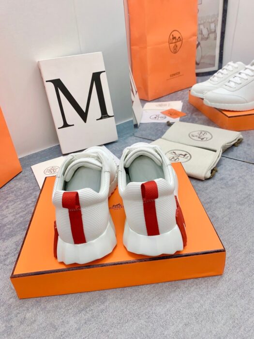 에르메스 바운싱 스니커즈 화이트(H화이트레드) 레플리카 미러급 SA급 S급 고퀄리티 최상급 하이엔드 신발 [남성여성공용] 6