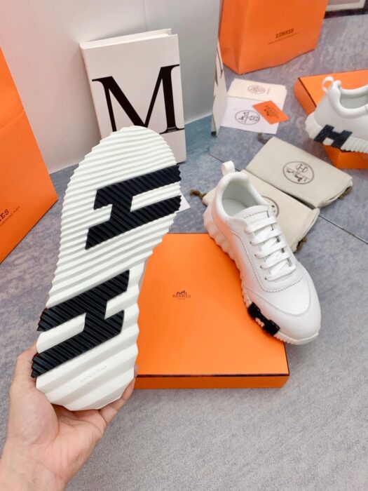 에르메스 바운싱 스니커즈 화이트(H블랙) 레플리카 미러급 SA급 S급 고퀄리티 최상급 하이엔드 신발 [남성여성공용] 9