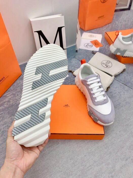 에르메스 바운싱 스니커즈 화이트그레이(H그레이) 레플리카 미러급 SA급 S급 고퀄리티 최상급 하이엔드 신발 [남성여성공용] 9