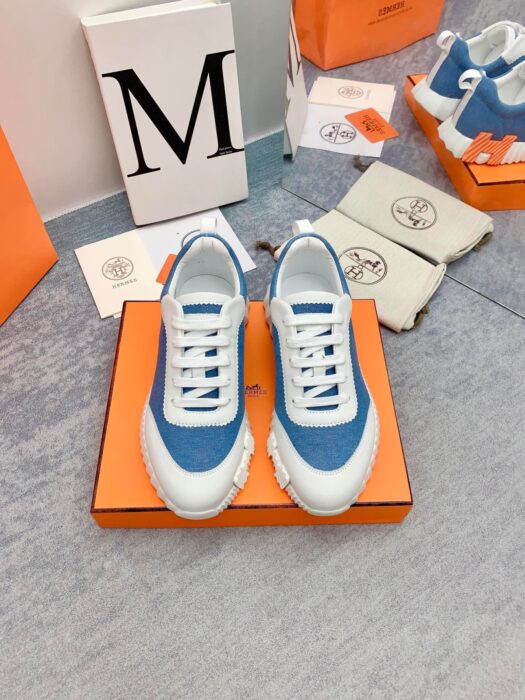 에르메스 바운싱 스니커즈 블루화이트(H화이트오렌지) 레플리카 미러급 SA급 S급 고퀄리티 최상급 하이엔드 신발 [남성여성공용] 2