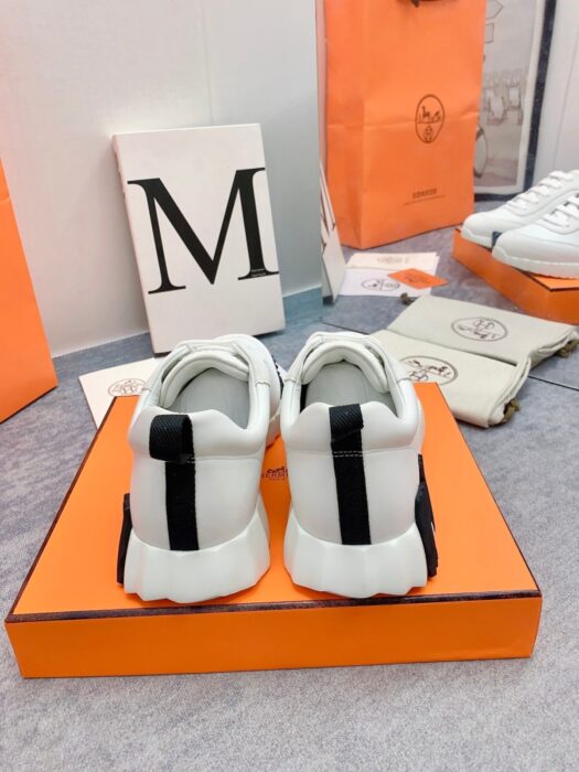 에르메스 바운싱 스니커즈 화이트(H블랙) 레플리카 미러급 SA급 S급 고퀄리티 최상급 하이엔드 신발 [남성여성공용] 6