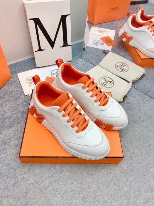 에르메스 바운싱 스니커즈 화이트(H오렌지) 레플리카 미러급 SA급 S급 고퀄리티 최상급 하이엔드 신발 [남성여성공용] 3