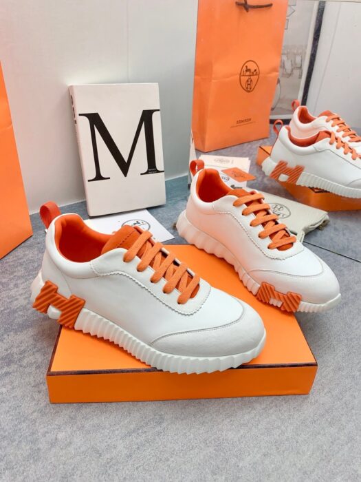 에르메스 바운싱 스니커즈 화이트(H오렌지) 레플리카 미러급 SA급 S급 고퀄리티 최상급 하이엔드 신발 [남성여성공용] 8