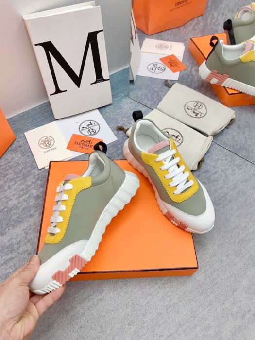 에르메스 바운싱 스니커즈 민트화이트(H핑크) 레플리카 미러급 SA급 S급 고퀄리티 최상급 하이엔드 신발 [남성여성공용] 10