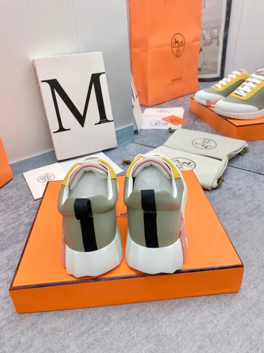 에르메스 바운싱 스니커즈 민트화이트(H핑크) 레플리카 미러급 SA급 S급 고퀄리티 최상급 하이엔드 신발 [남성여성공용] 6