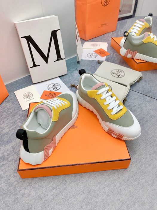 에르메스 바운싱 스니커즈 민트화이트(H핑크) 레플리카 미러급 SA급 S급 고퀄리티 최상급 하이엔드 신발 [남성여성공용] 7