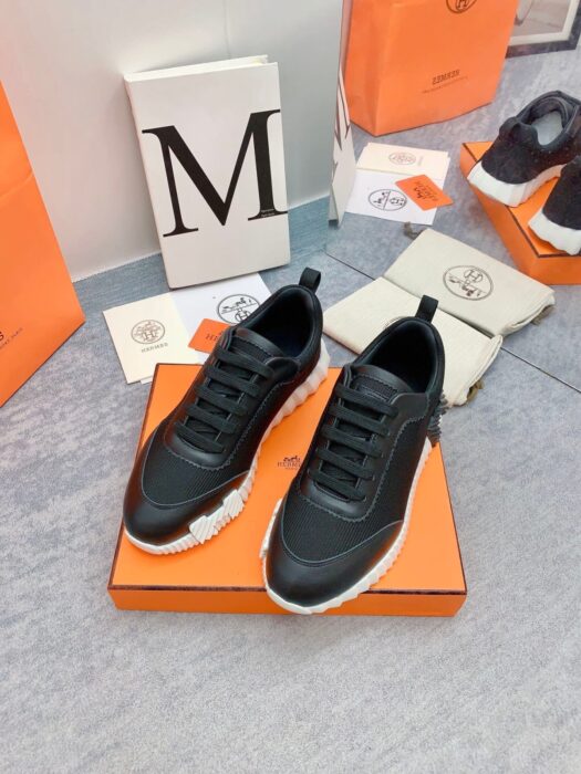 에르메스 바운싱 스니커즈 블랙(H화이트블랙) 레플리카 미러급 SA급 S급 고퀄리티 최상급 하이엔드 신발 [남성여성공용] 4