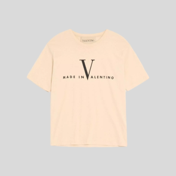 발렌티노 'Made In Valentino' 프린트 코튼 티셔츠 레플리카 미러급 SA급 S급 고퀄리티 하이엔드 최상급 의류 [남성여성공용]