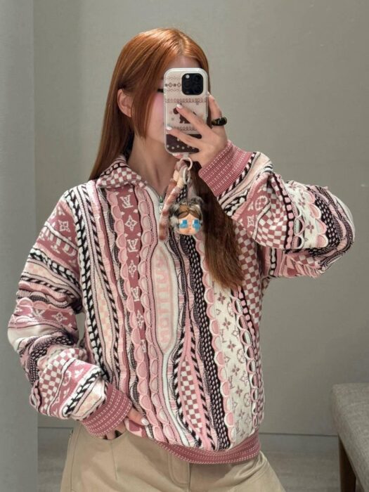 루이비통 니고 반지퍼 자카드 니트 레플리카 미러급 SA급 S급 고퀄리티 하이엔드 최상급 의류 [남성여성공용]