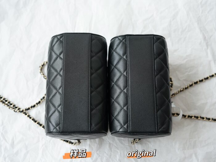 샤넬 체인핸들 미니 볼링백 블랙 샴페인골드 캐비어 레플리카 미러급 SA급 S급 고퀄리티 최상급 하이엔드 가방 [여성] 7