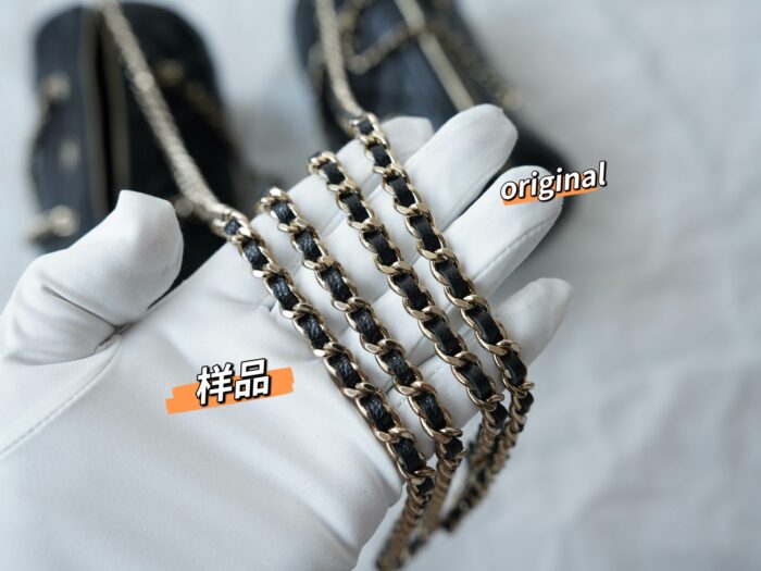 샤넬 체인핸들 미니 볼링백 블랙 샴페인골드 캐비어 레플리카 미러급 SA급 S급 고퀄리티 최상급 하이엔드 가방 [여성] 10