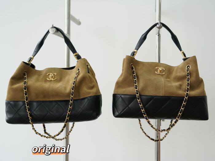 샤넬 25A 버킷백 체인 골드 메탈 이음 카키 스몰 레플리카 미러급 SA급 S급 고퀄리티 최상급 하이엔드 가방 [여성]