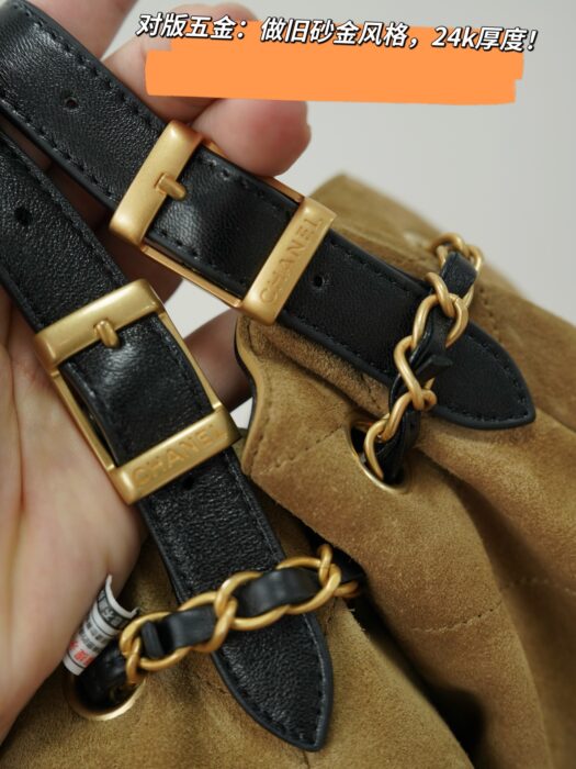 샤넬 25A 버킷백 체인 골드 메탈 이음 카키 스몰 레플리카 미러급 SA급 S급 고퀄리티 최상급 하이엔드 가방 [여성] 7