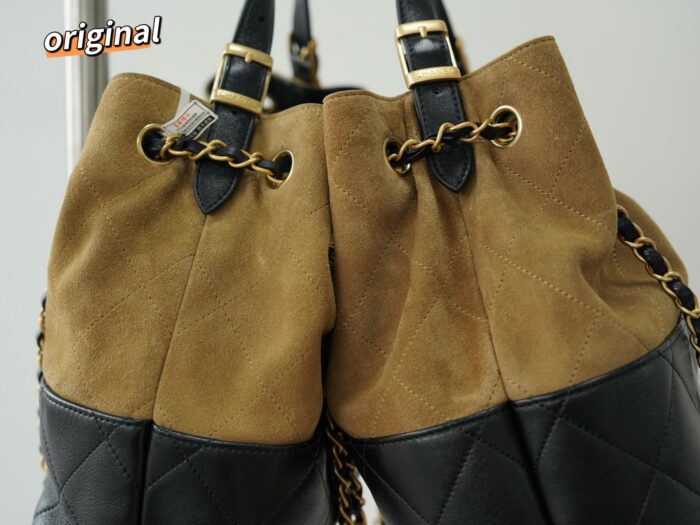 샤넬 25A 버킷백 체인 골드 메탈 이음 카키 스몰 레플리카 미러급 SA급 S급 고퀄리티 최상급 하이엔드 가방 [여성] 5