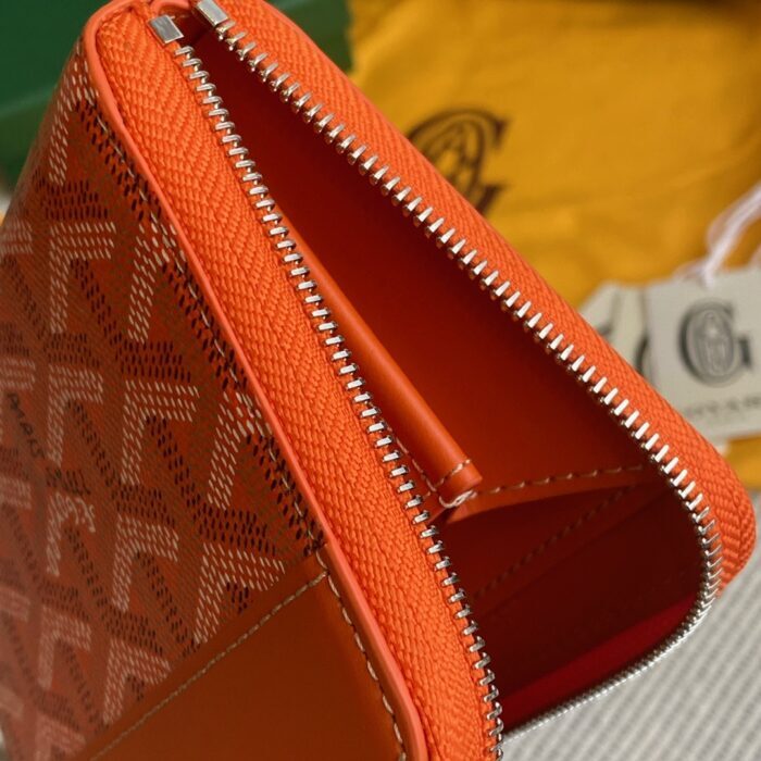 고야드 마티뇽 카드지갑 지퍼 오렌지 레플리카 미러급 SA급 S급 고퀄리티 최상급 하이엔드 지갑 [남성여성공용] 5