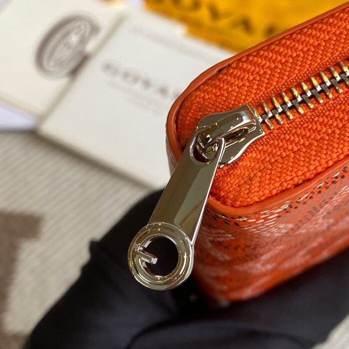 고야드 마티뇽 카드지갑 지퍼 오렌지 레플리카 미러급 SA급 S급 고퀄리티 최상급 하이엔드 지갑 [남성여성공용] 6