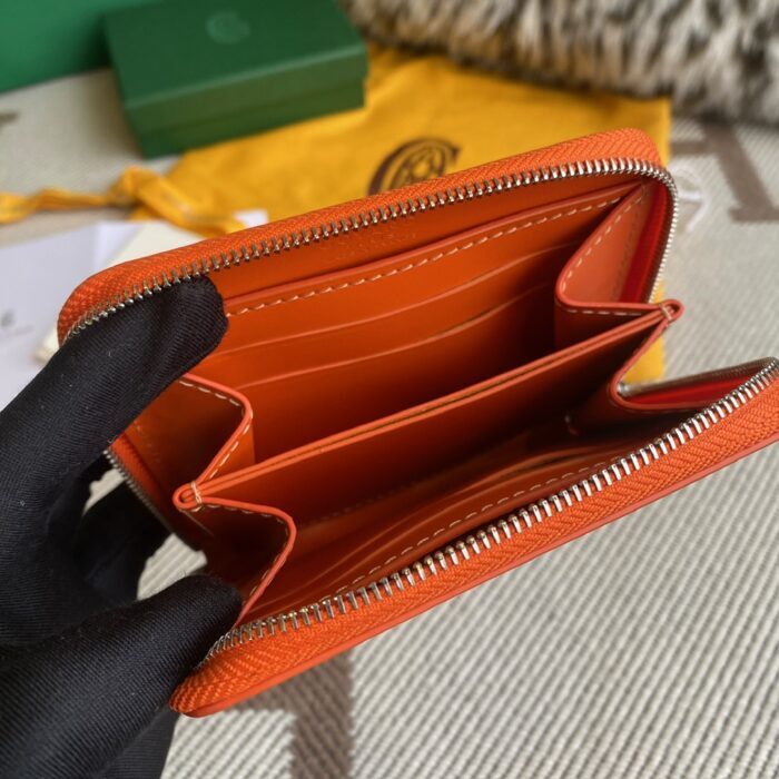 고야드 마티뇽 카드지갑 지퍼 오렌지 레플리카 미러급 SA급 S급 고퀄리티 최상급 하이엔드 지갑 [남성여성공용] 3