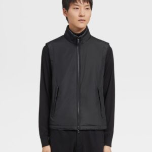 제냐 양털혼방 리버서블 조끼 블랙 그레이 레플리카 미러급 SA급 S급 고퀄리티 하이엔드 최상급 의류 [남성]