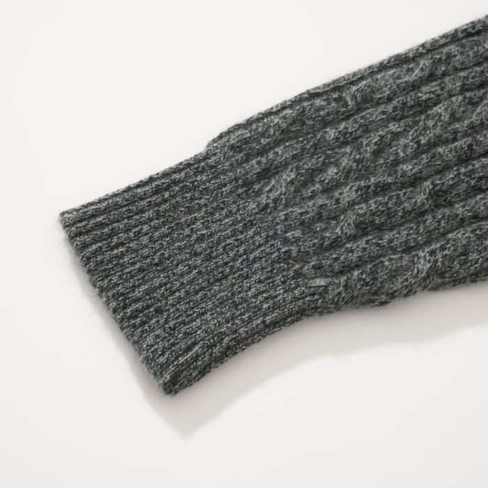 로로피아나 반지퍼 자카드 니트 그레이 레플리카 미러급 SA급 S급 고퀄리티 하이엔드 최상급 의류 [남성] 9