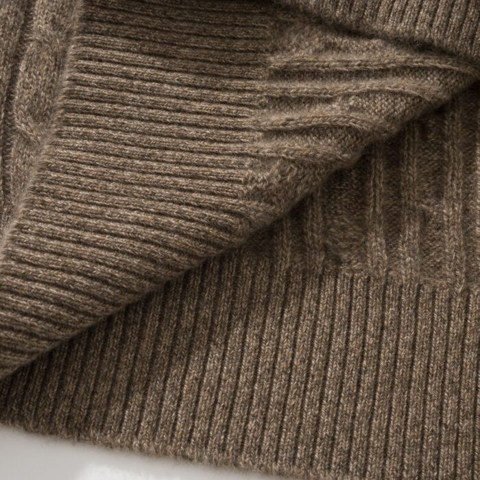 로로피아나 반지퍼 자카드 니트 라이트 브라운 레플리카 미러급 SA급 S급 고퀄리티 하이엔드 최상급 의류 [남성] 11