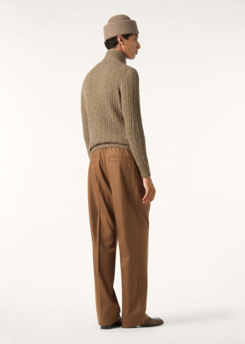 로로피아나 반지퍼 자카드 니트 라이트 브라운 레플리카 미러급 SA급 S급 고퀄리티 하이엔드 최상급 의류 [남성] 2