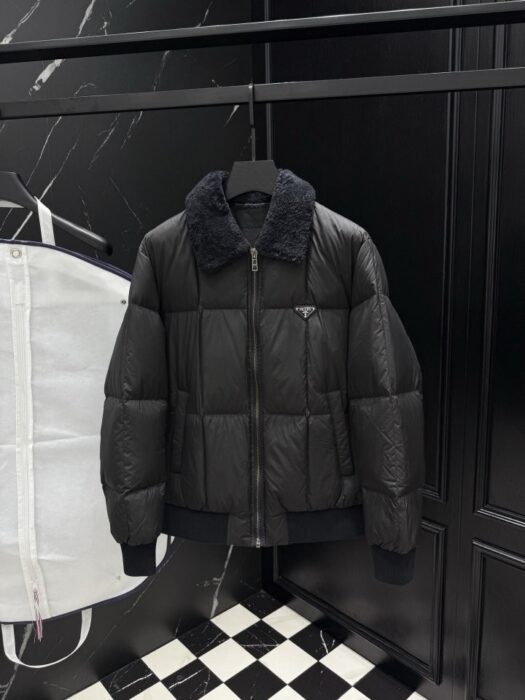 프라다 시어링 다운 패딩 자켓 레플리카 미러급 SA급 S급 고퀄리티 하이엔드 최상급 의류 [남성] 2