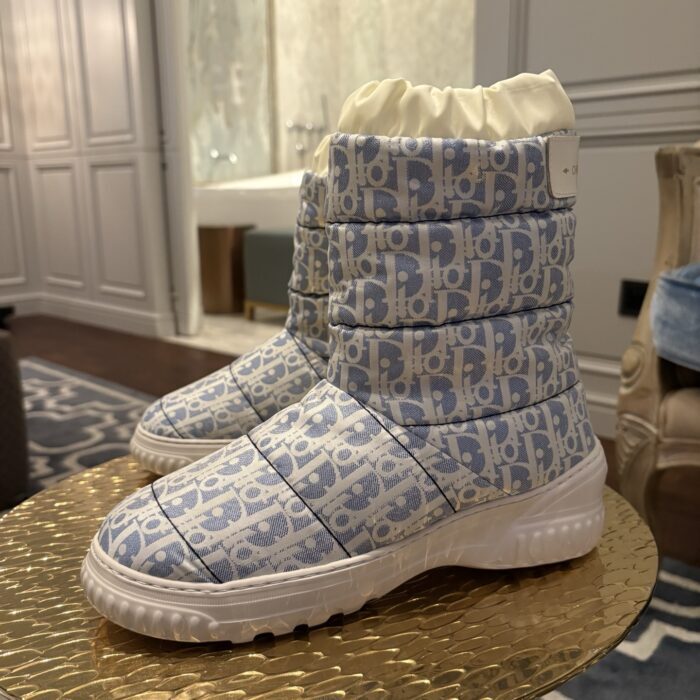 디올알프스 디올 프로스트 앵클 부츠 디올 오블리크 퀼티드 나일론 샴브레이 블루 에크루 레플리카 미러급 SA급 S급 고퀄리티 최상급 하이엔드 신발 [여성] 2