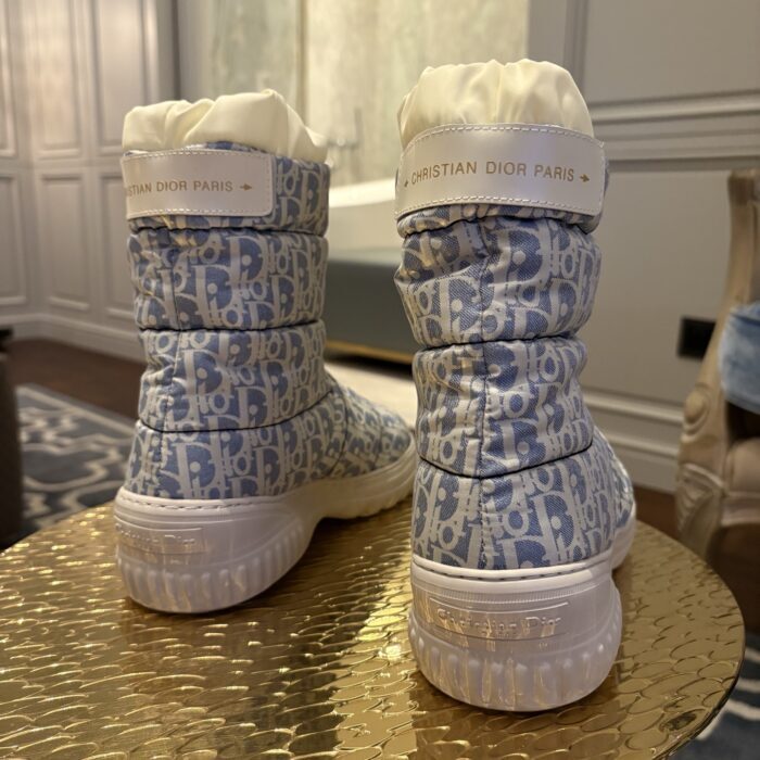 디올알프스 디올 프로스트 앵클 부츠 디올 오블리크 퀼티드 나일론 샴브레이 블루 에크루 레플리카 미러급 SA급 S급 고퀄리티 최상급 하이엔드 신발 [여성] 4